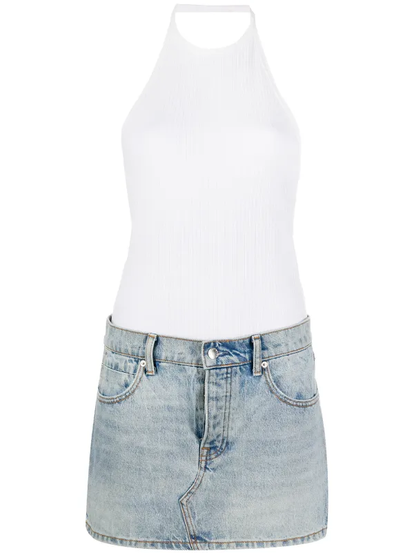 alexander wang denim dress