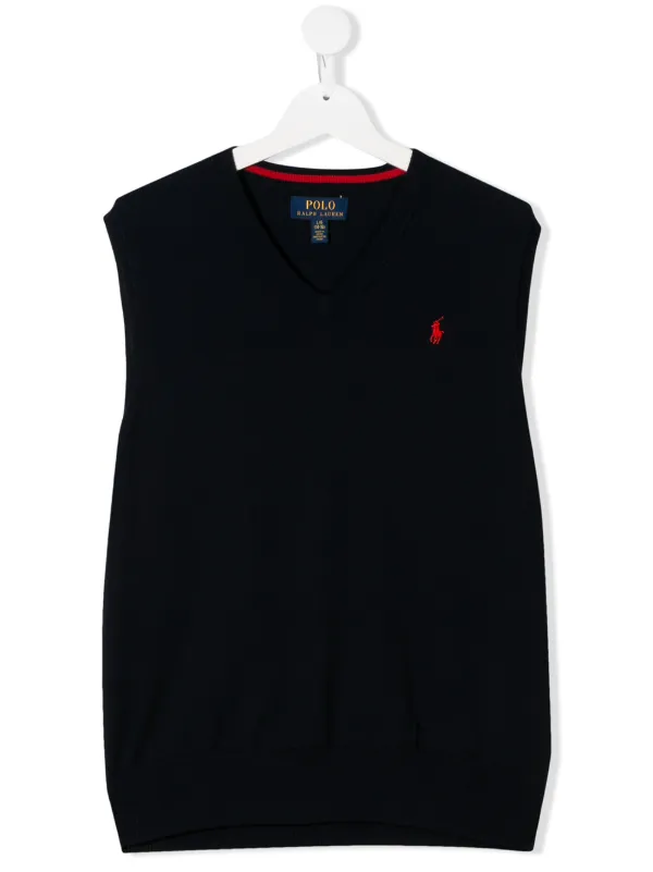 white knitted vest top