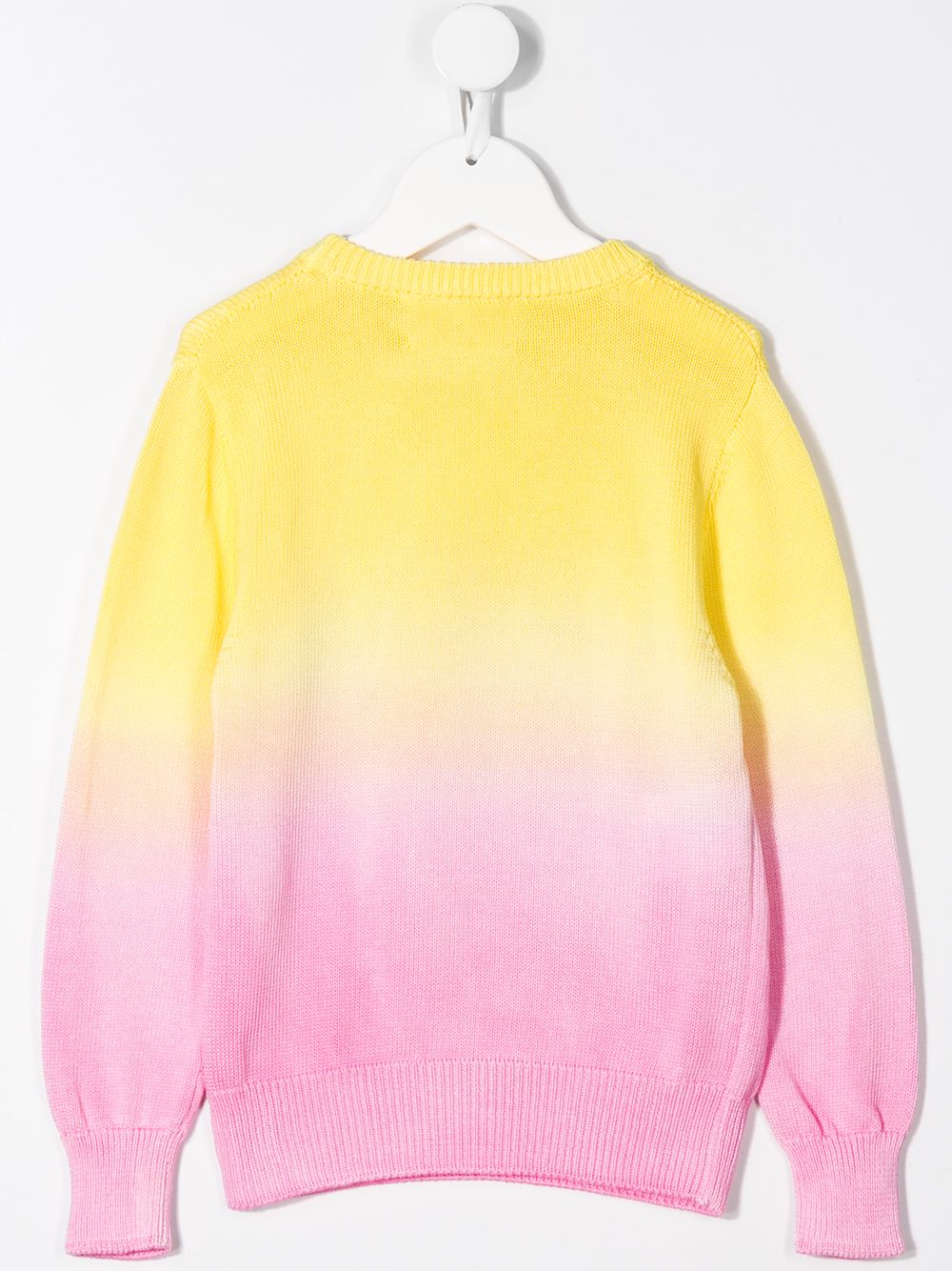 фото Alberta ferretti kids ombré embroidered sweatshirt