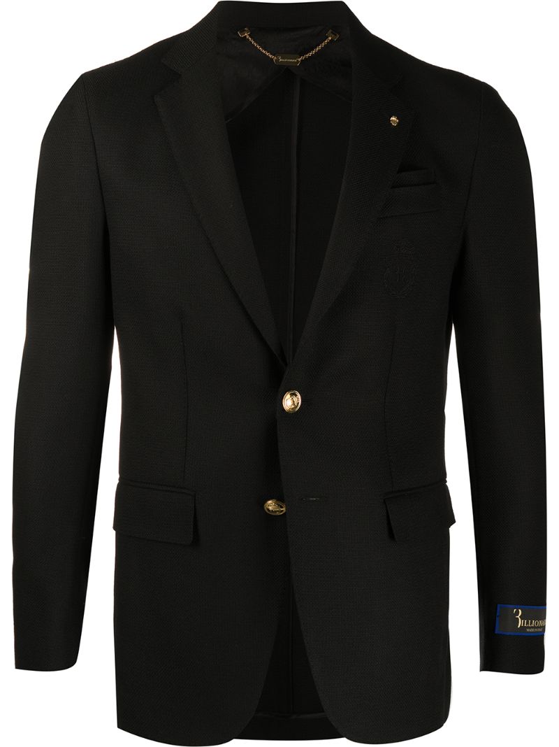 Billionaire Slim-fit Blazer In Black