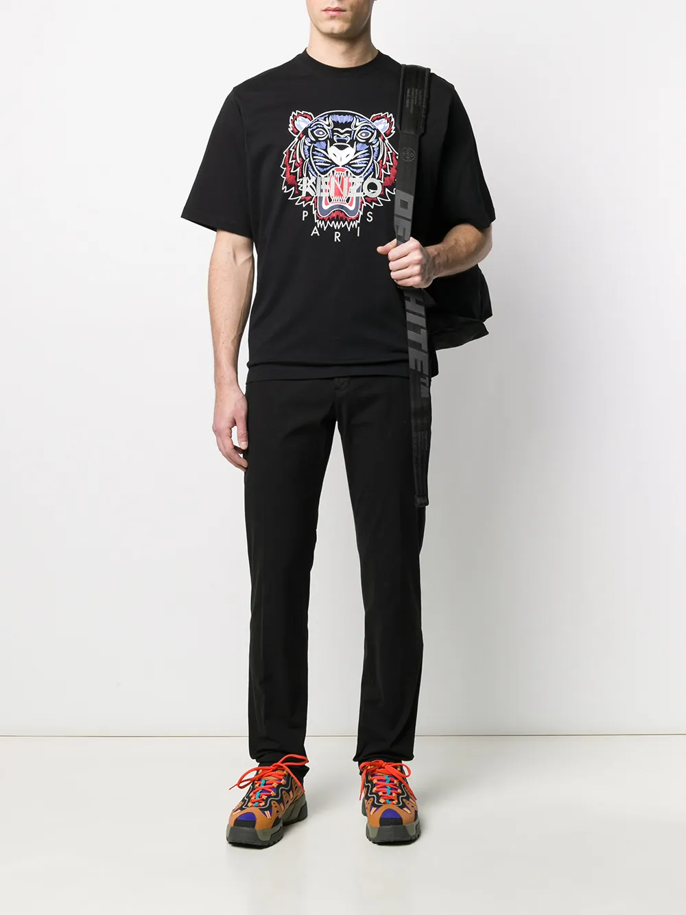 Kenzo Slim-fit chino - Zwart
