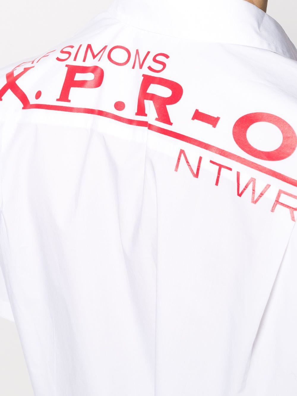 фото Raf simons рубашка с логотипом