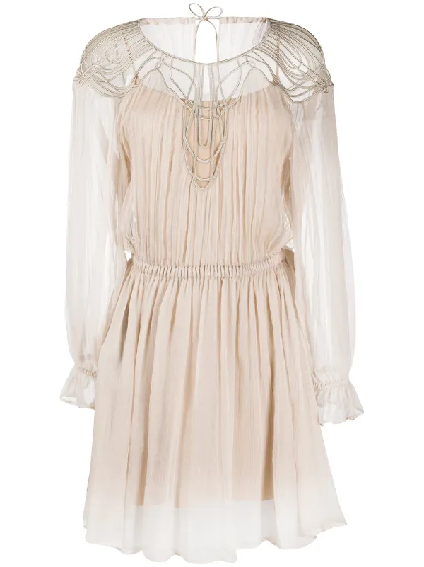 sheer chest dress Night To Remember Sheer Mini Dress