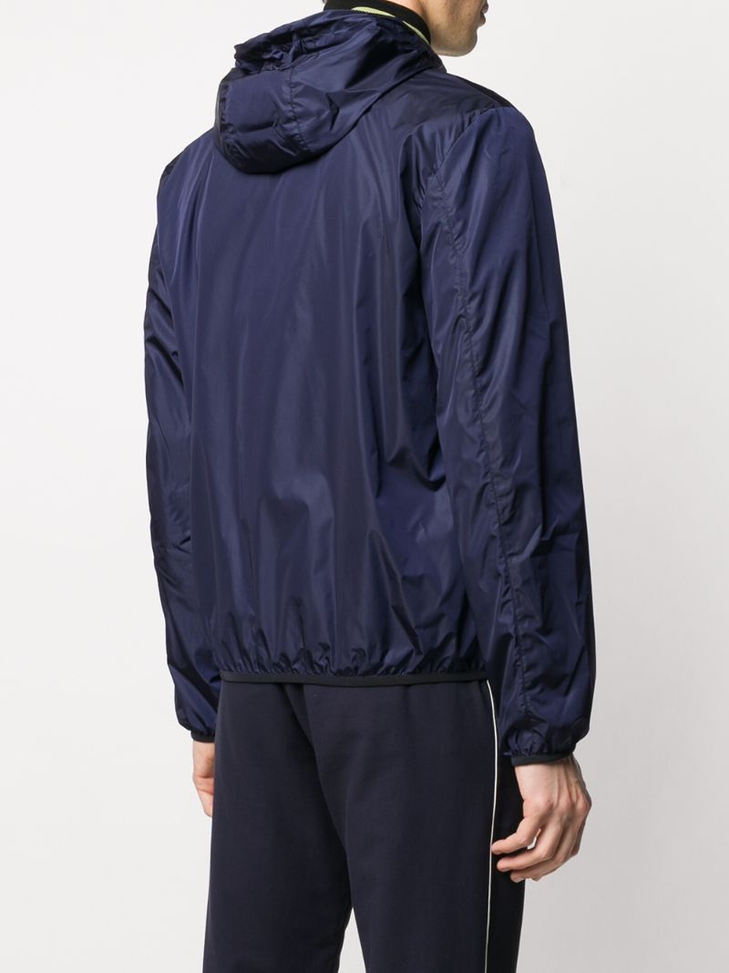 Shop Fay Hooded Lightweight Jacket In Blue