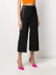 Versace Medusa button-embellished culottes