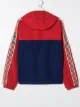 الصورة 2 من Moncler Kids جاكيت متباين الألوان بغطاء رأس وسحاب