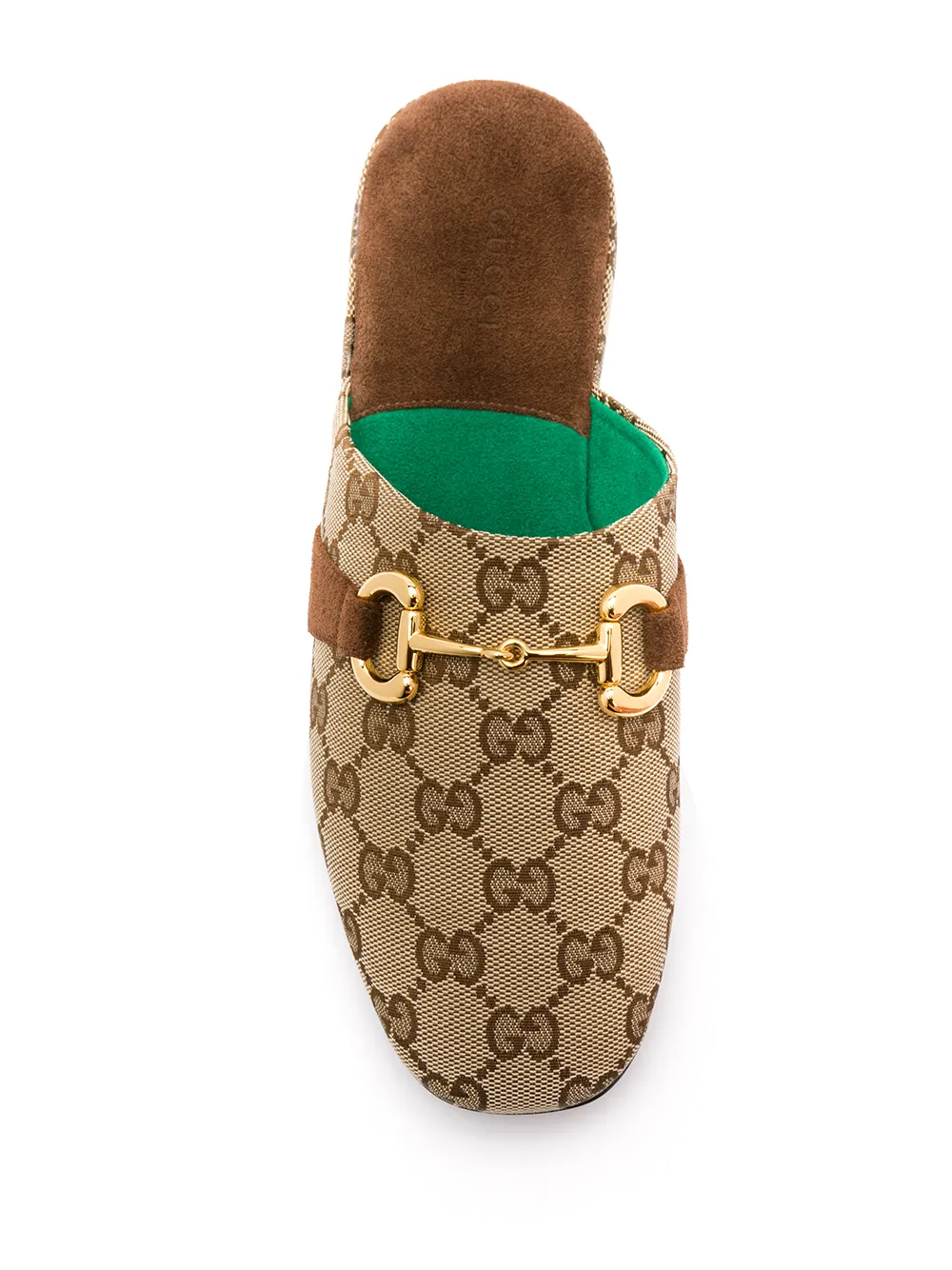 gucci monogram mules