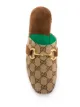 Gucci monogram pattern Horsebit mules
