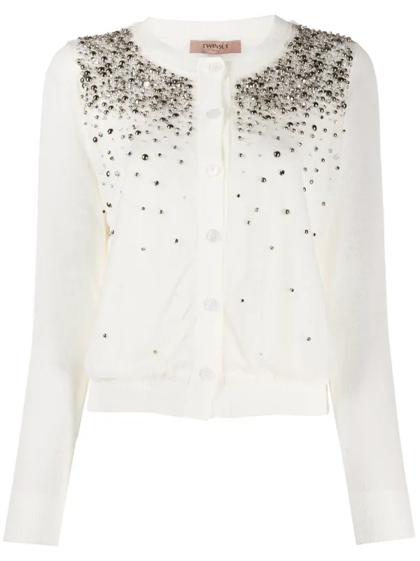 embellished cardigan