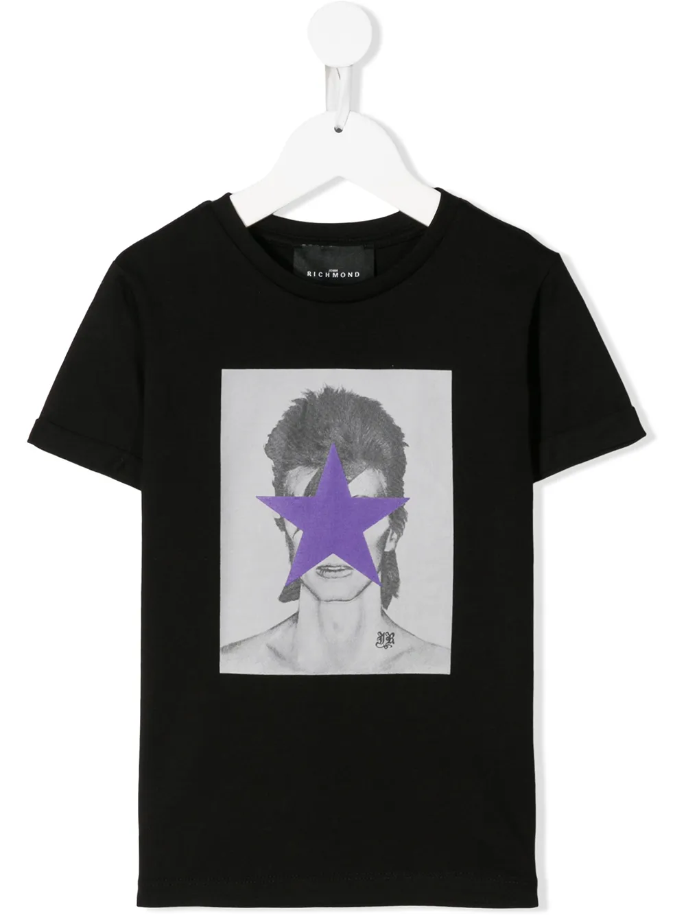 JOHN RICHMOND JUNIOR DAVID BOWIE CREW-NECK T-SHIRT