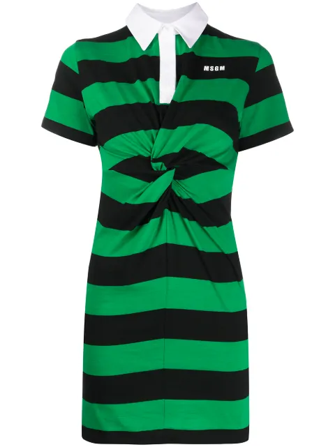 green polo dress