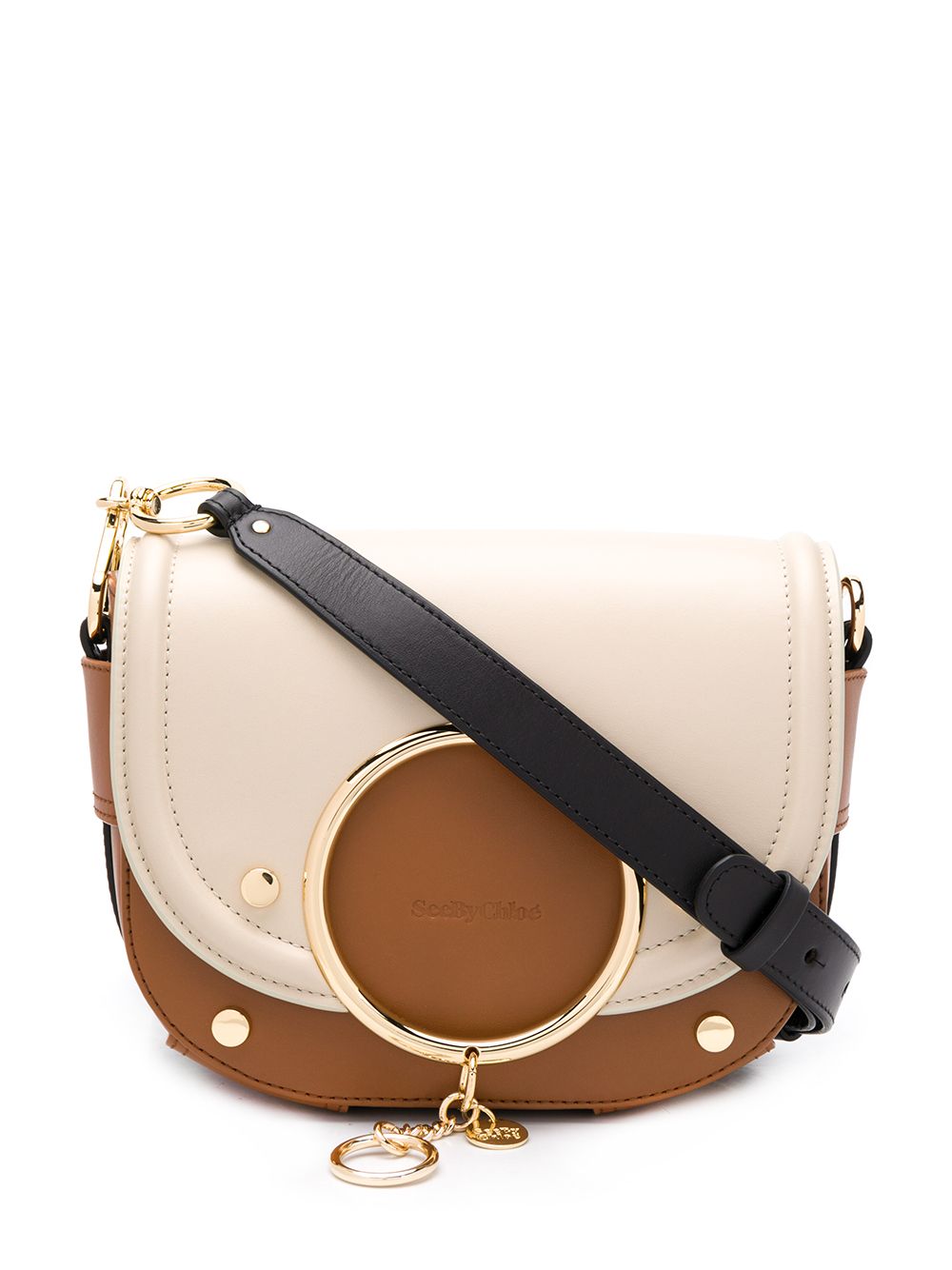 SEE BY CHLOÉ MARA LOGO CHARM CROSSBODY BAG