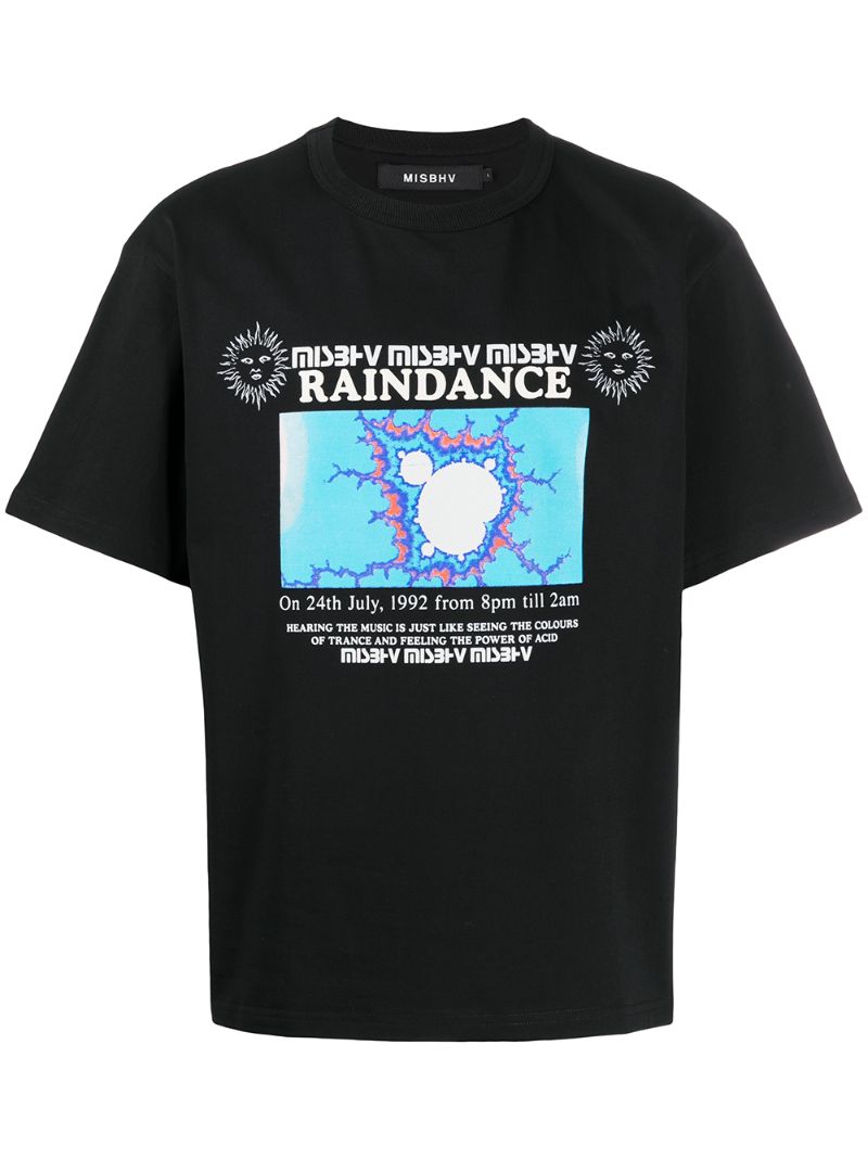 Misbhv Raindance Jersey T-shirt In Black