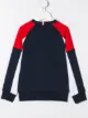 الصورة 2 من Tommy Hilfiger Junior سويت شيرت متباين الألوان بشعار الماركة