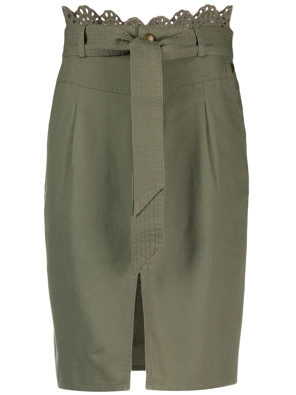фото Twin-set юбка-карандаш с поясом на завязках