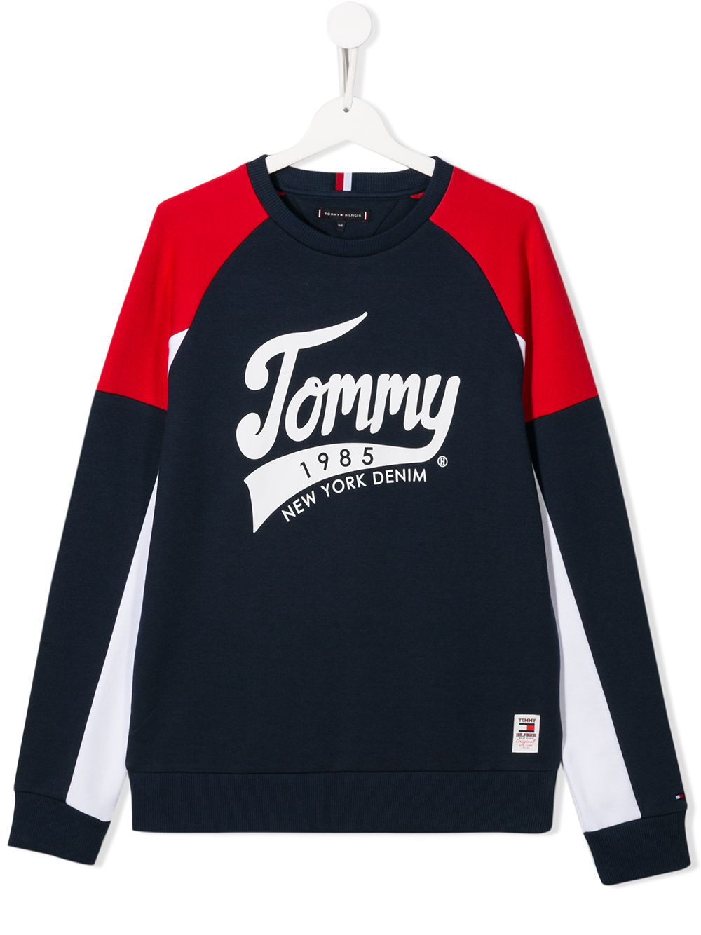 фото Tommy hilfiger junior толстовка 1985 в стиле колор-блок