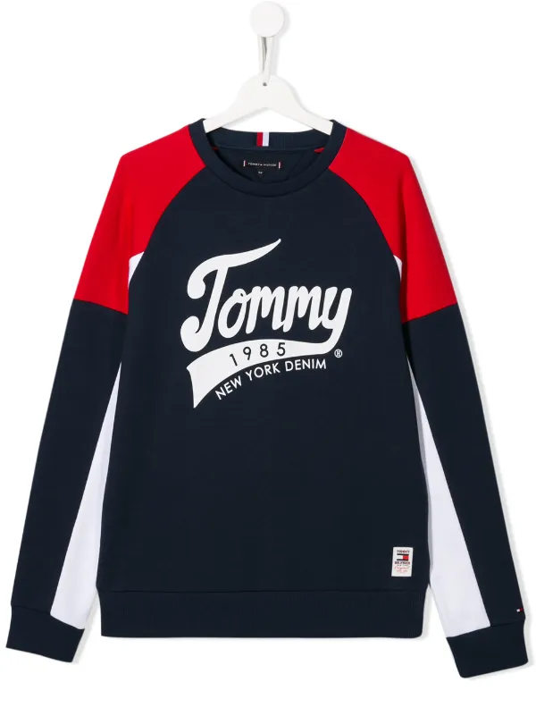 tommy colour block sweatshirt