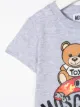 Moschino Kids تيشيرت بطبعة شعار ودب