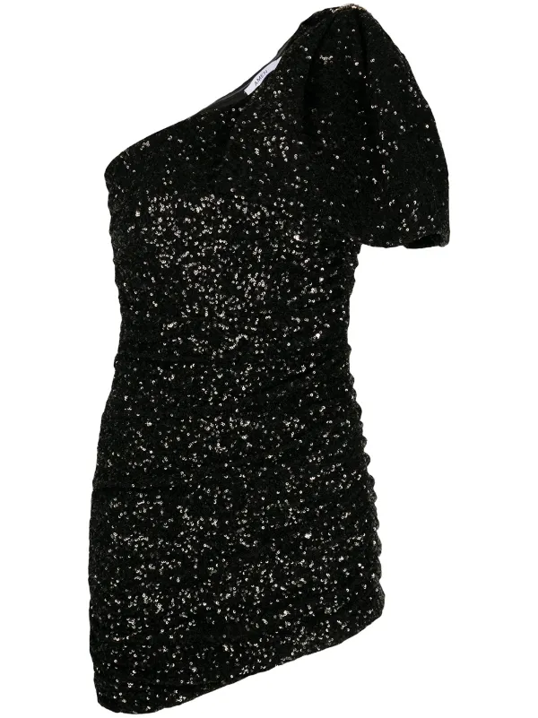 asymmetrical sequin dress