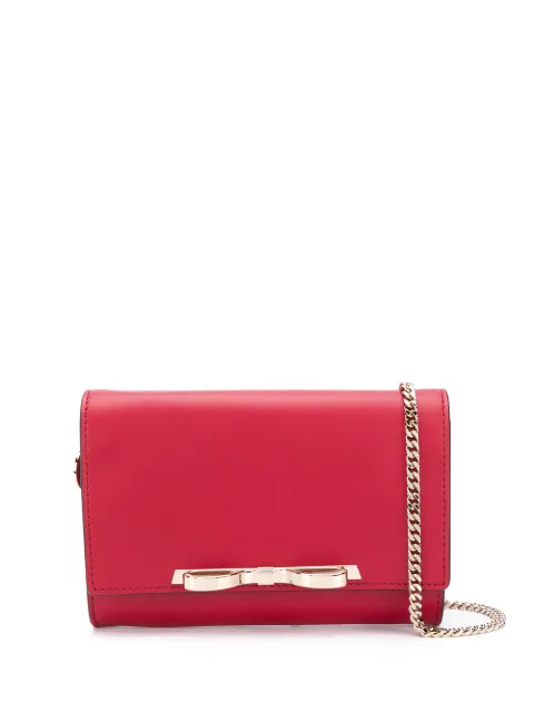 RED(V) Sandie bow detail clutch