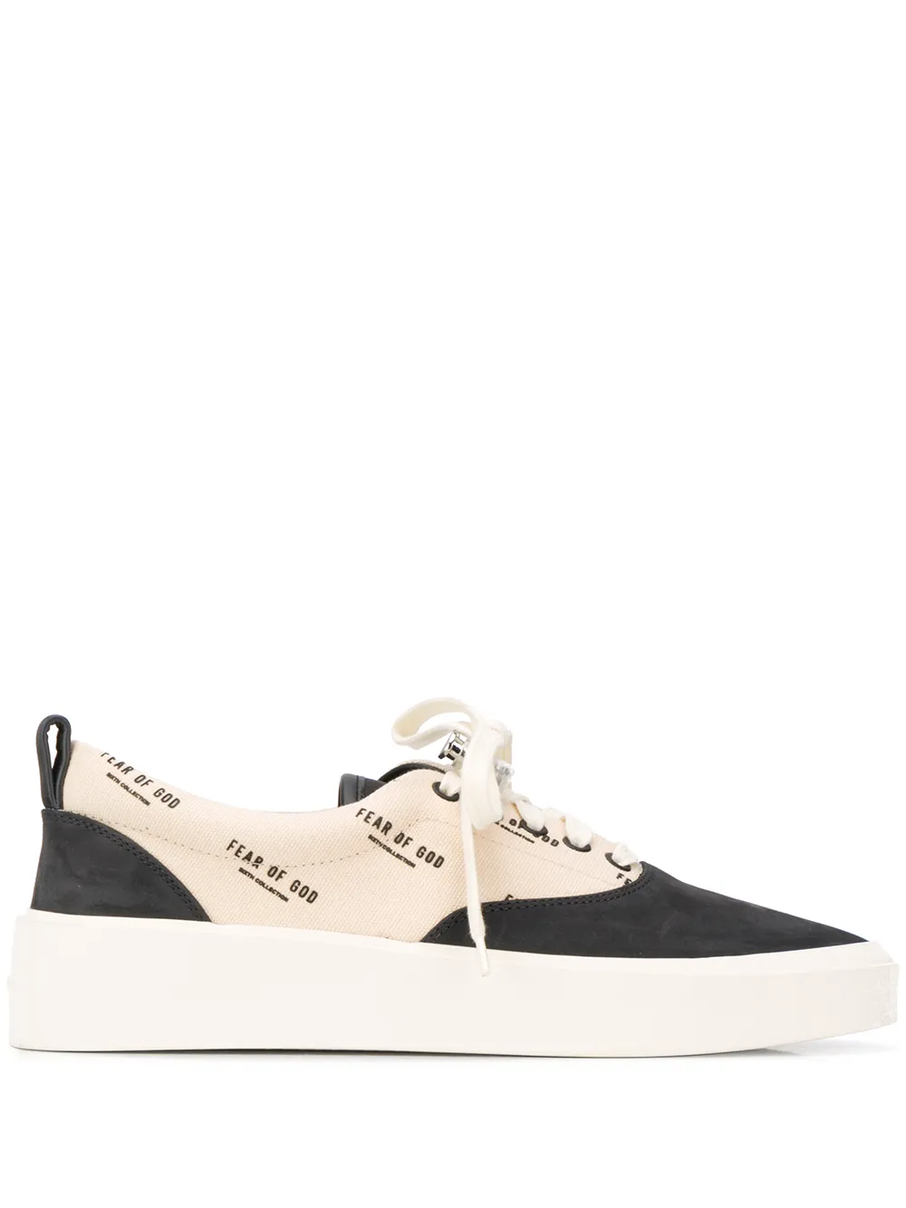 Fear Of God Logo Print Sneakers In White