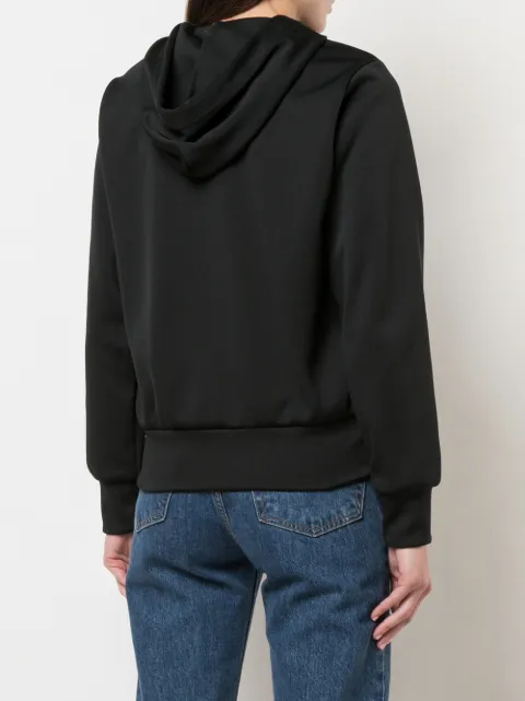 cdg hoodie black heart