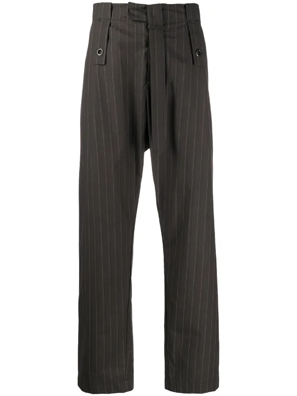 Green hot sale pinstripe pants