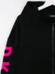 Dkny Kids هودي بشعار ماركة وسحاب