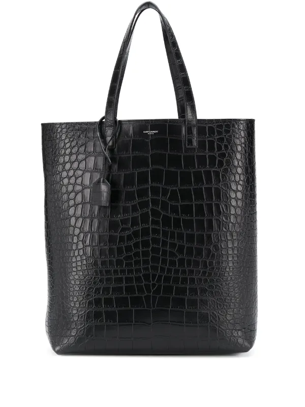saint laurent croc tote