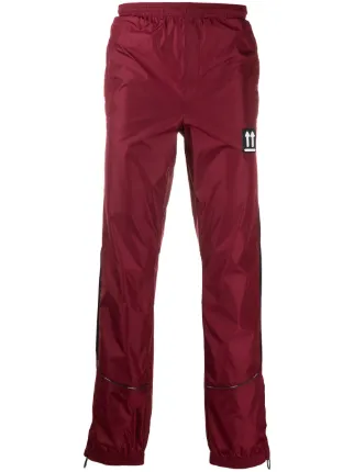 off white red track pants