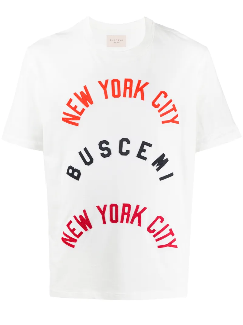 Buscemi Oversized Fit T-shirt In White