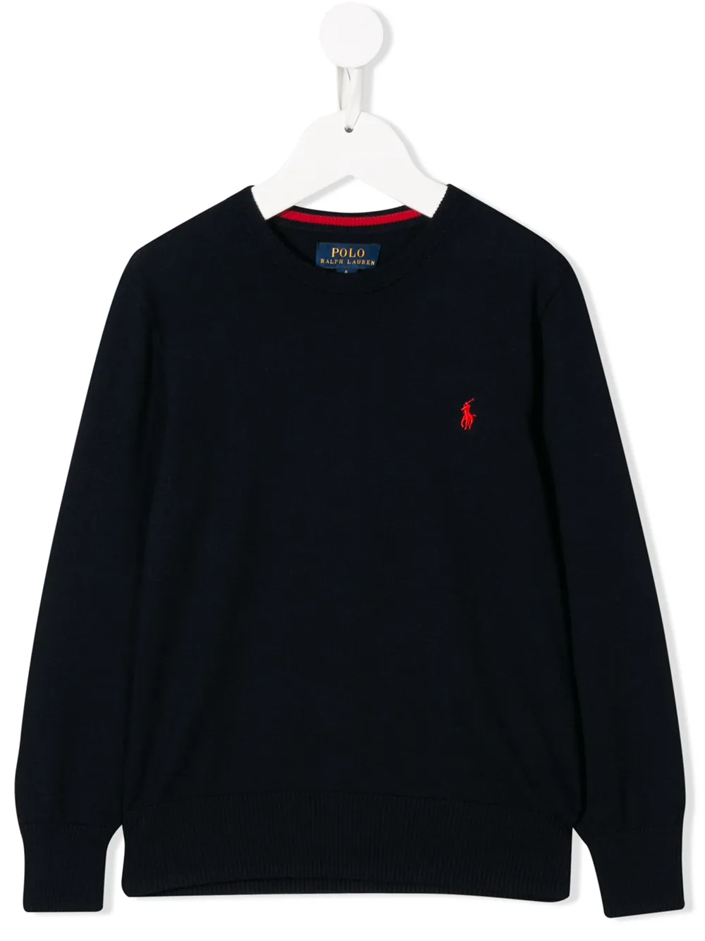 

Ralph Lauren Kids embroidered logo jumper - Blue