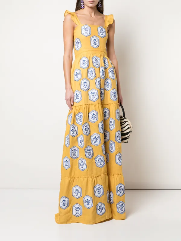 agua by agua bendita herbarium dress