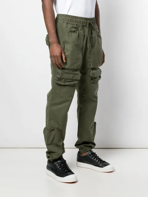 drawstring cargo trousers