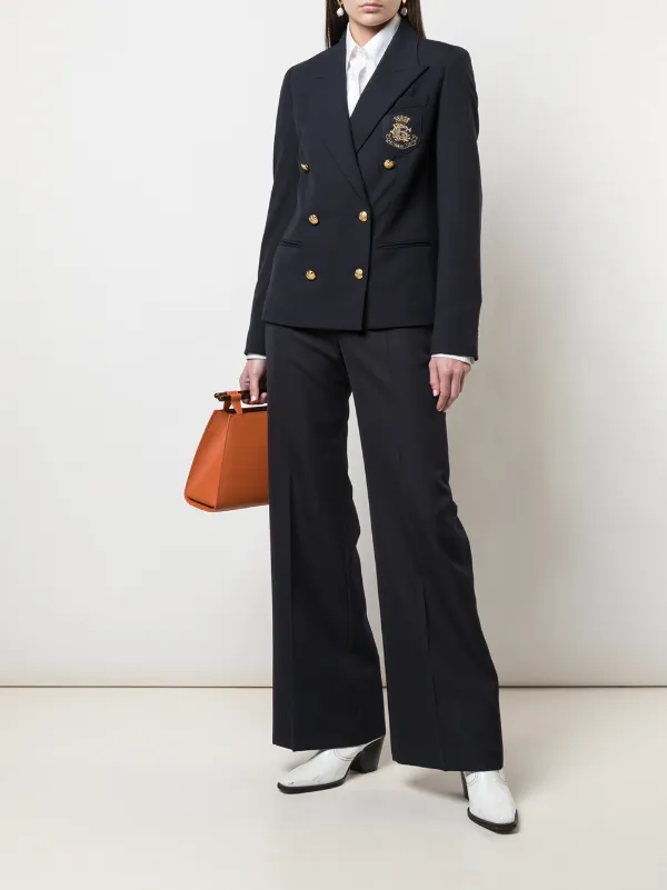 ralph lauren double breasted jacket