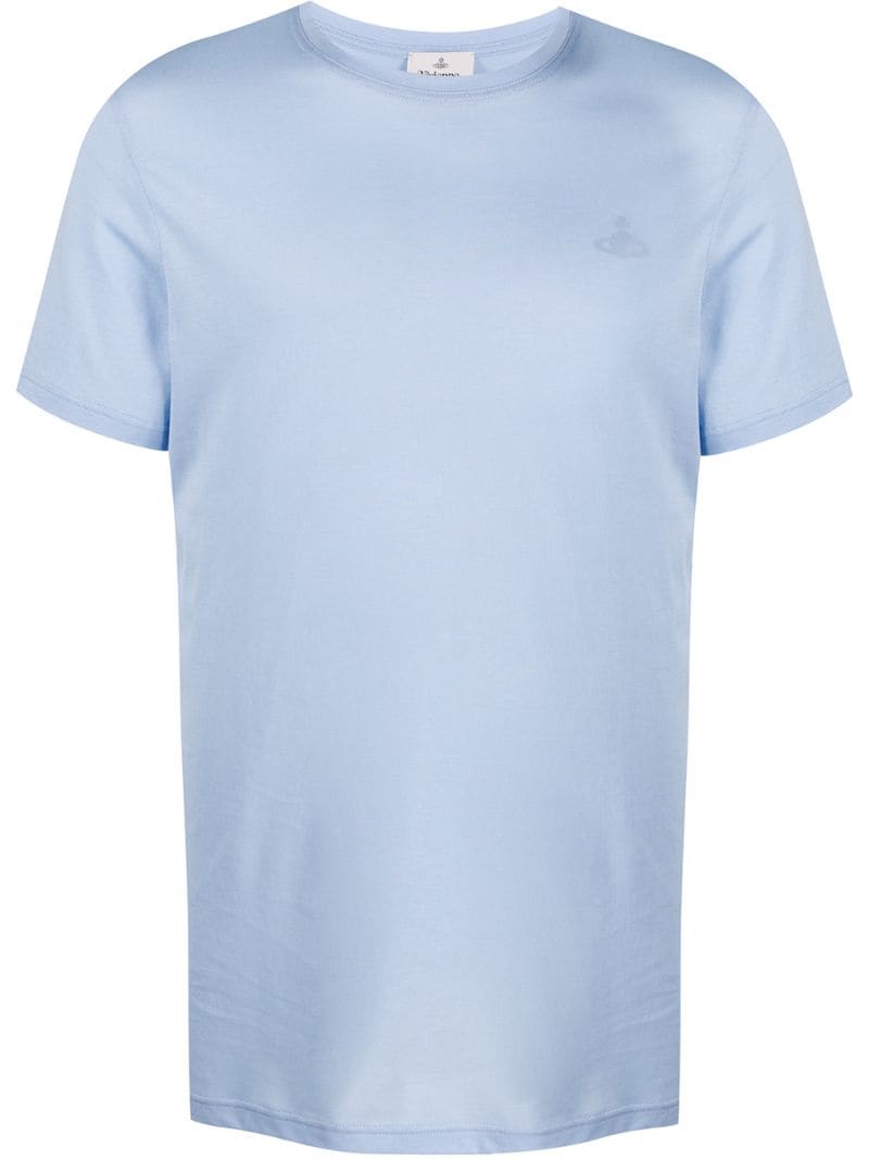 Vivienne Westwood Anglomania Orb Detail T-shirt In Blue