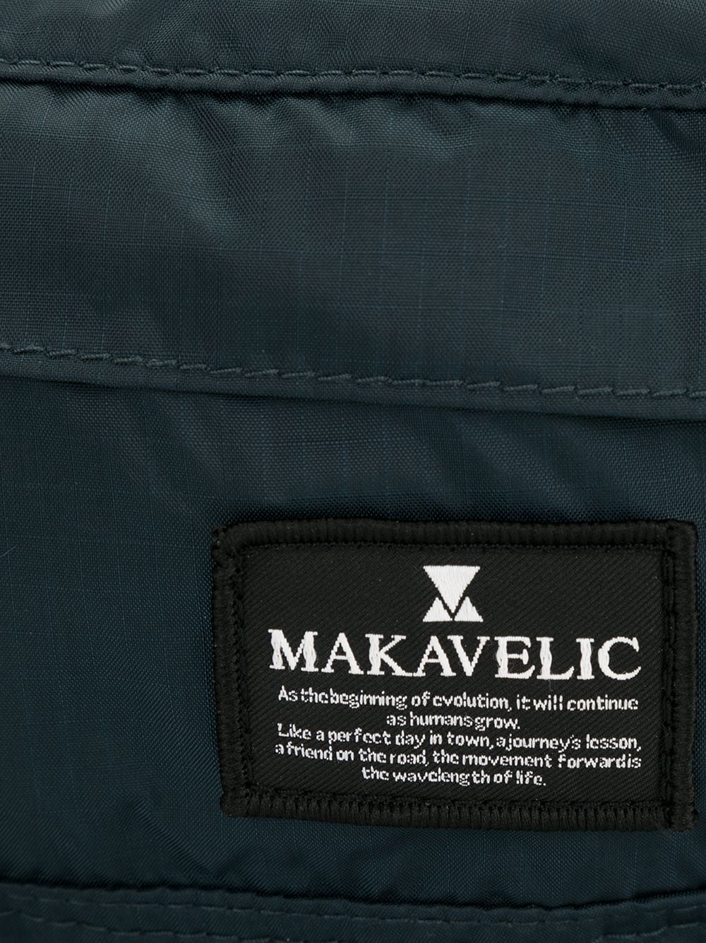 Shop Makavelic Logo Patch Belt Bag In Blue