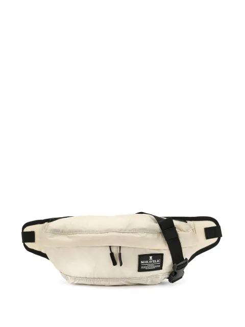 Makavelic logo patch belt bag