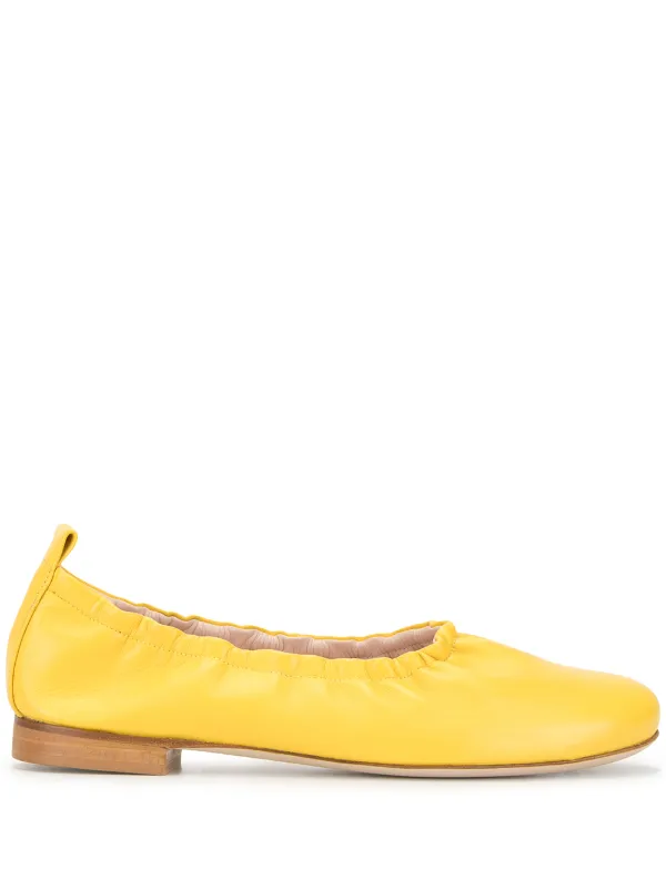 yellow ballet pumps