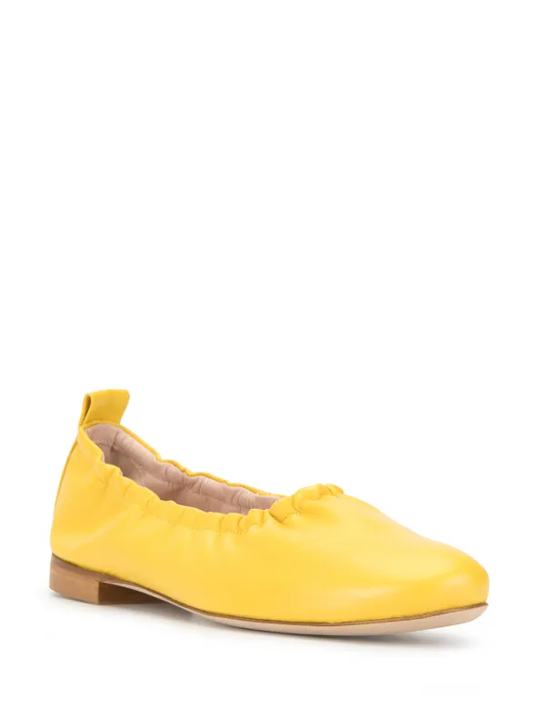 yellow ballet pumps