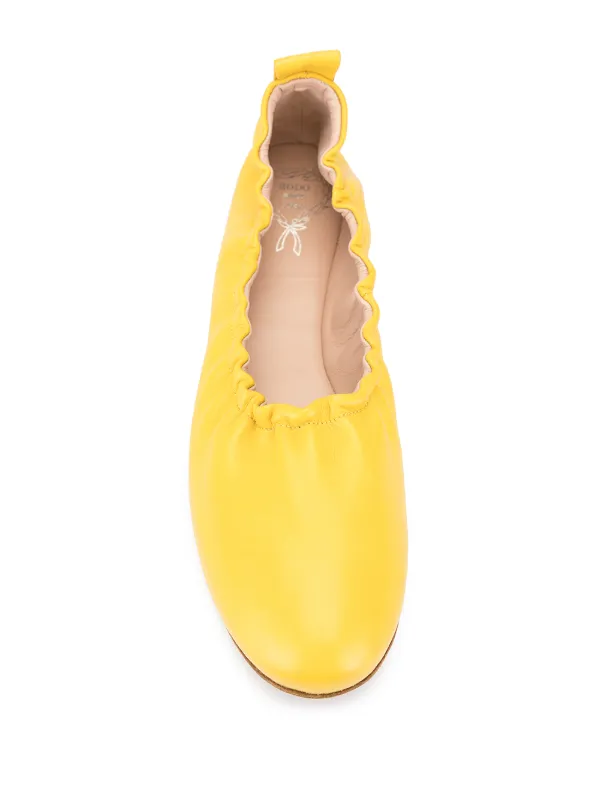 yellow ballet pumps