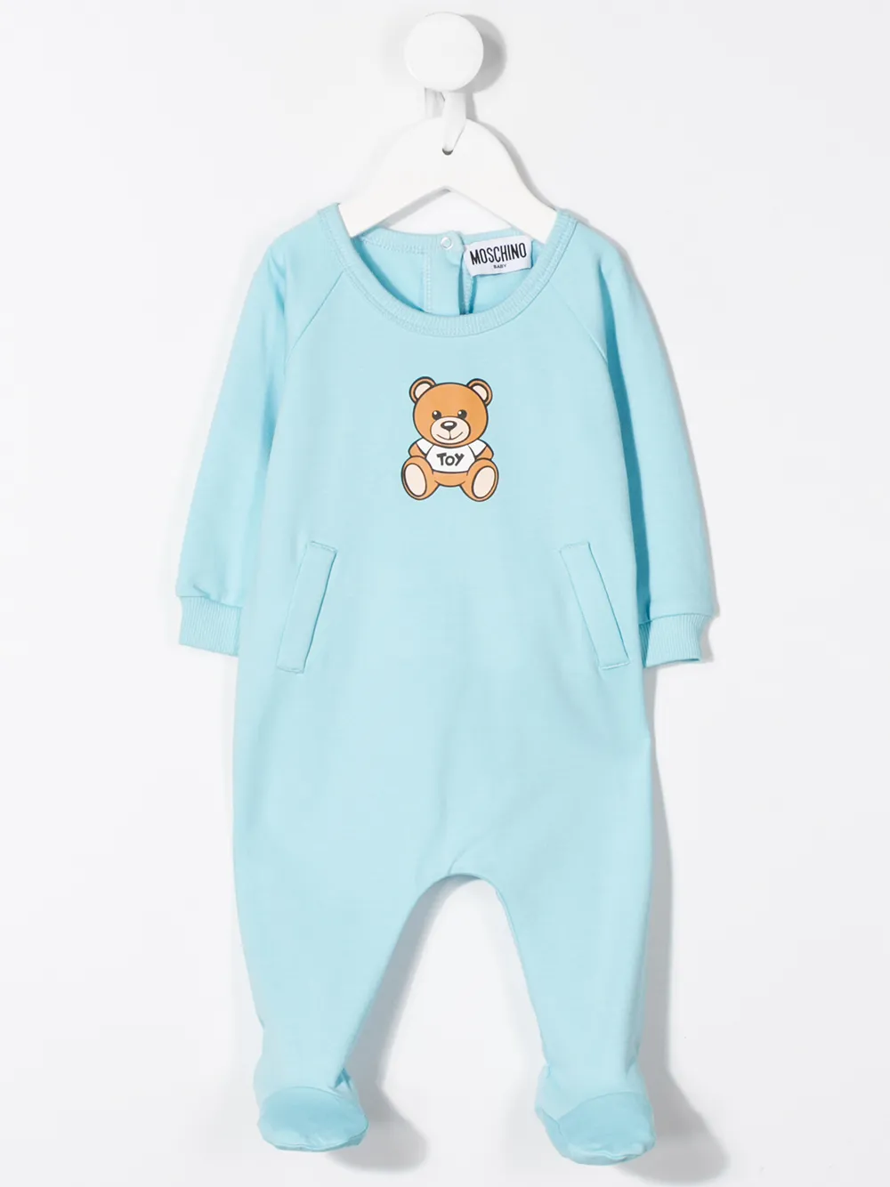 фото Moschino kids комбинезон для новорожденного с принтом toy bear