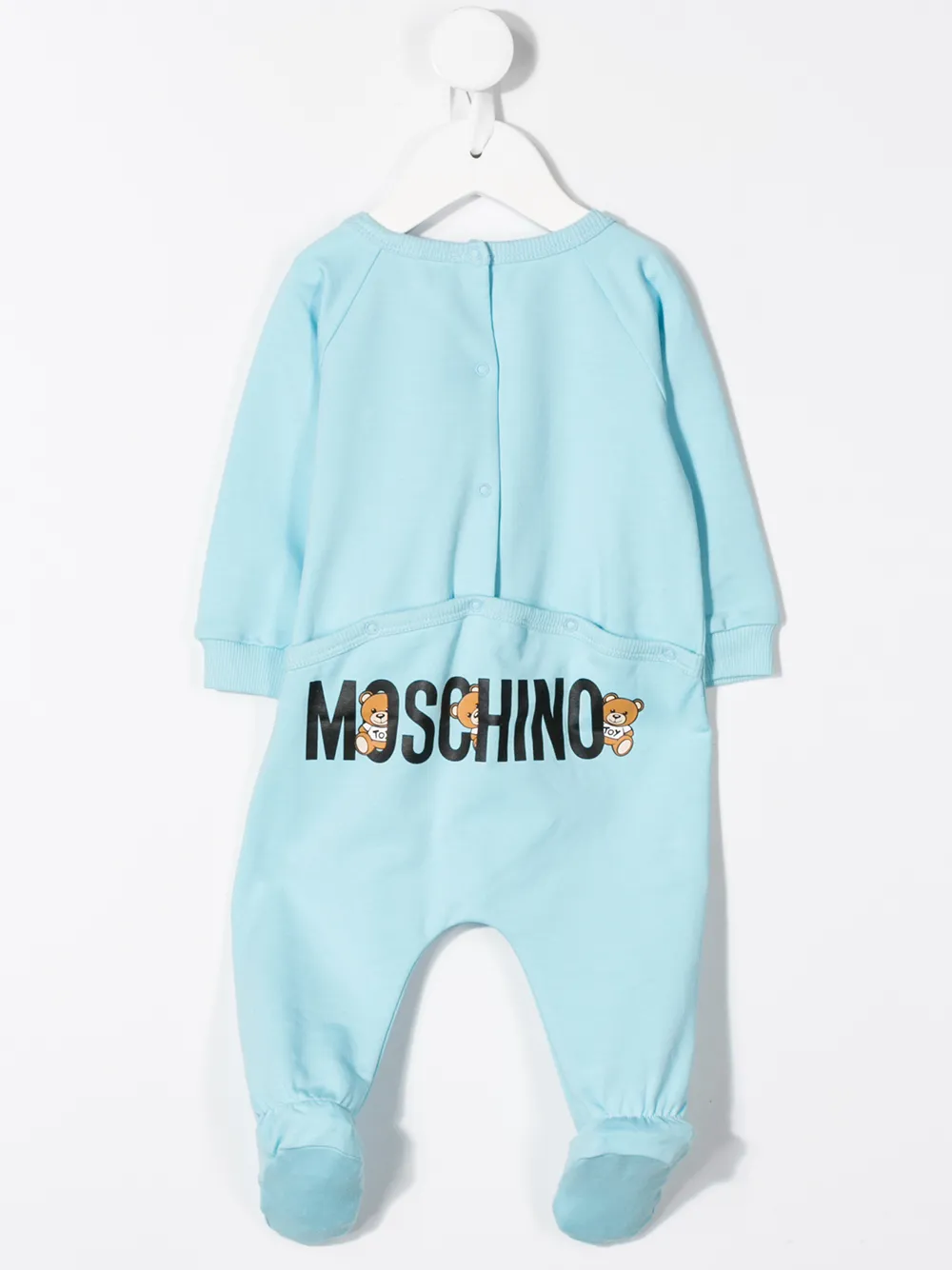 фото Moschino kids комбинезон для новорожденного с принтом toy bear