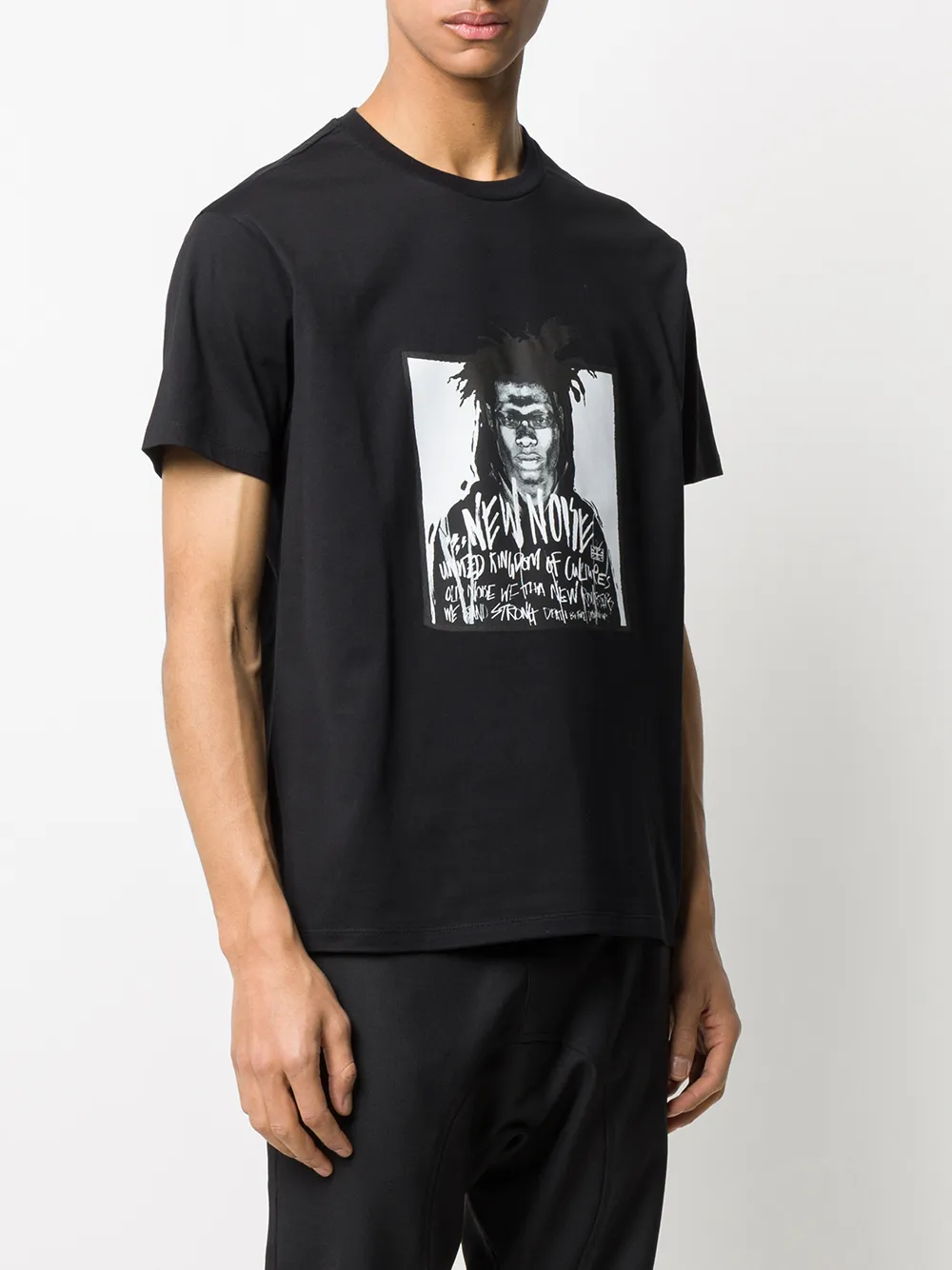  Neil Barrett 'new Noise' T Shirt   Schwarz 