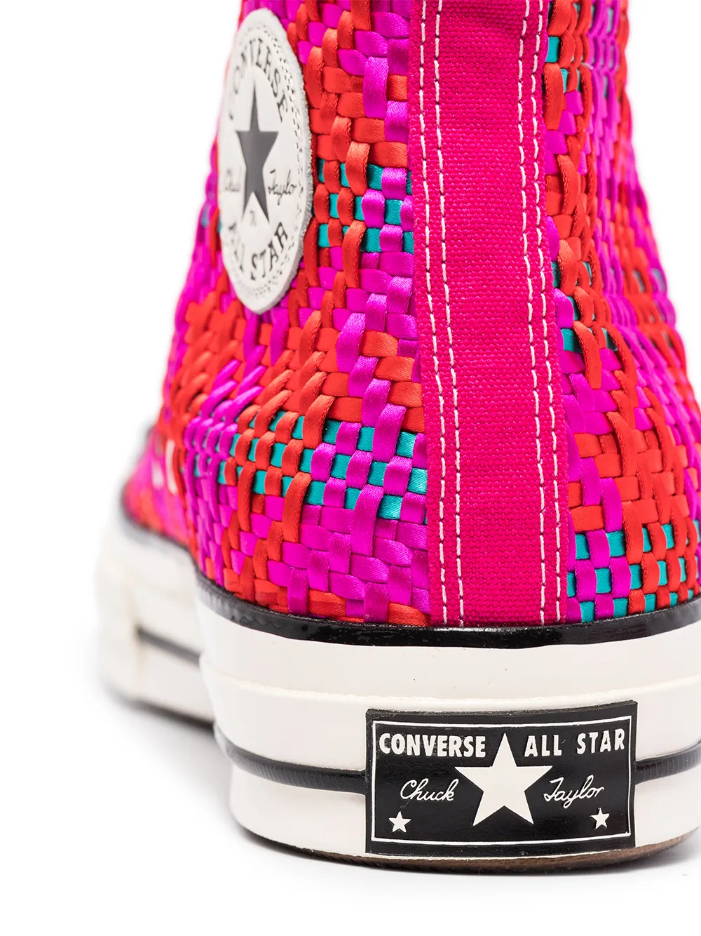 woven converse high tops