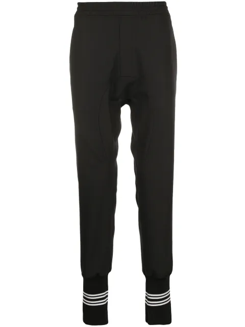 Neil Barrett pants de canalé con rayas dobles