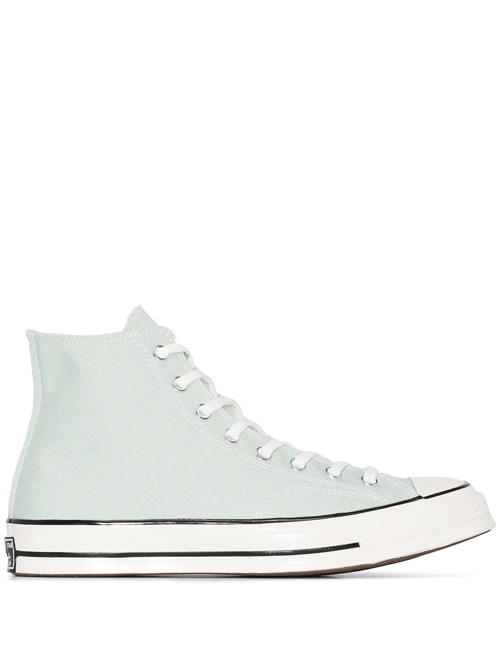 CONVERSE GREEN CHUCK TAYLOR CANVAS HIGH TOP SNEAKERS