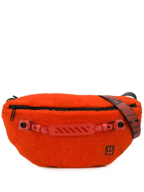 off white shearling bag
