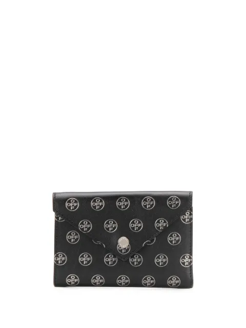 Off-White embossed logo envelope-style cardholder