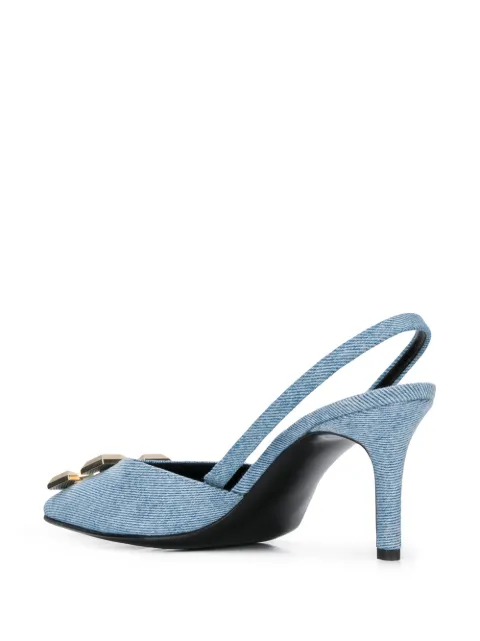 off white slingbacks
